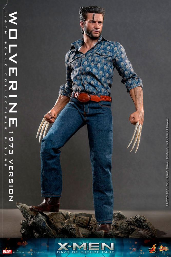 X-Men Days of Future Past Movie Masterpiece Action Figure 1/6 Wolverine (1973 Version) 30 cm