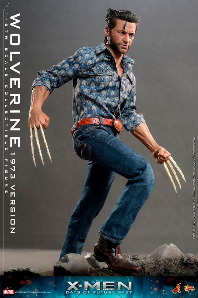 X-Men Days of Future Past Movie Masterpiece Action Figure 1/6 Wolverine (1973 Version) 30 cm