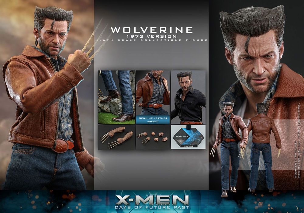 X-Men Days of Future Past Movie Masterpiece Action Figure 1/6 Wolverine (1973 Version) 30 cm