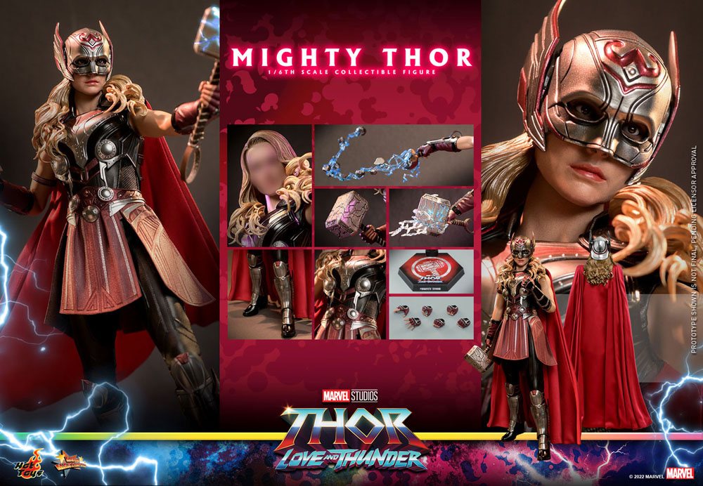 Thor: Love and Thunder Masterpiece Action Figure 1/6 Mighty Thor 29 cm - Damaged packaging