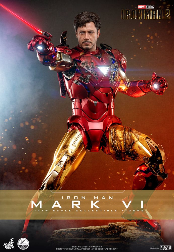 Iron Man 2 Action Figure 1/4 Iron Man Mark VI 48 cm