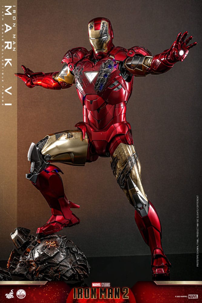 Iron Man 2 Action Figure 1/4 Iron Man Mark VI 48 cm