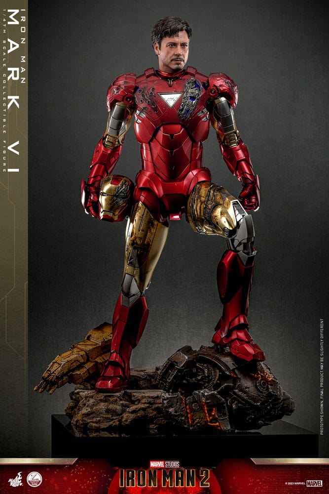 Iron Man 2 Action Figure 1/4 Iron Man Mark VI 48 cm