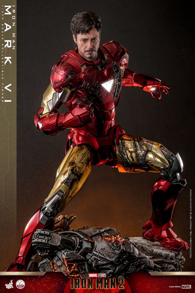 Iron Man 2 Action Figure 1/4 Iron Man Mark VI 48 cm