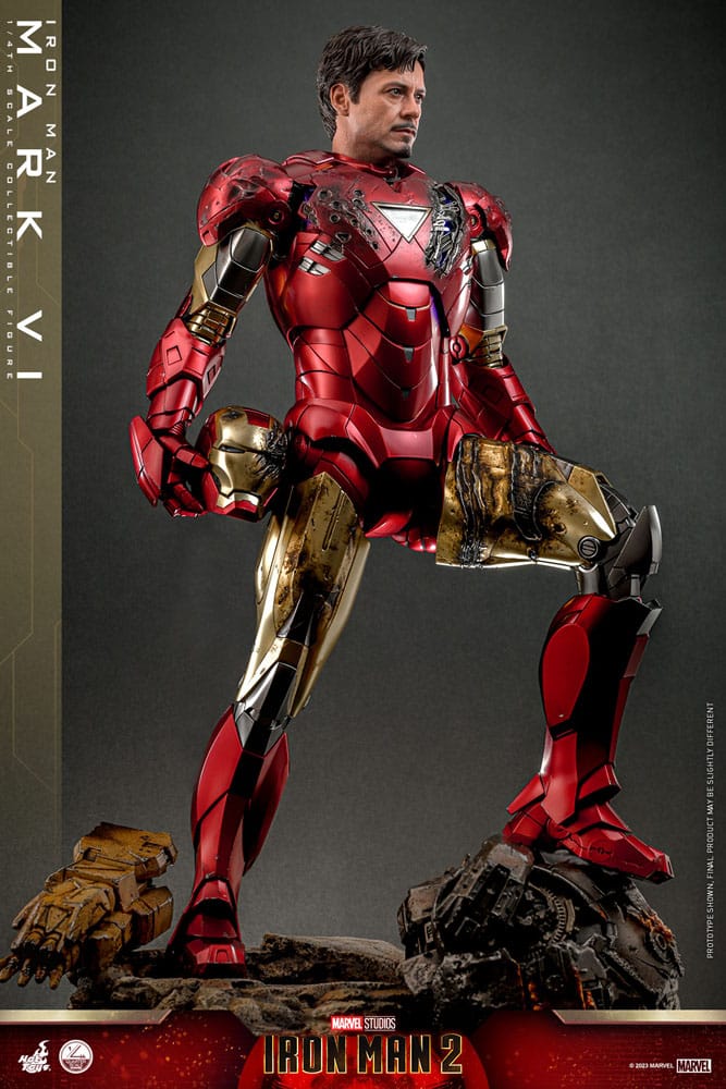 Iron Man 2 Action Figure 1/4 Iron Man Mark VI 48 cm