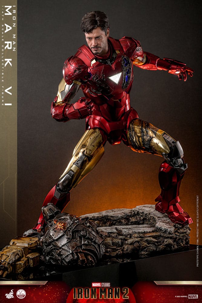 Iron Man 2 Action Figure 1/4 Iron Man Mark VI 48 cm