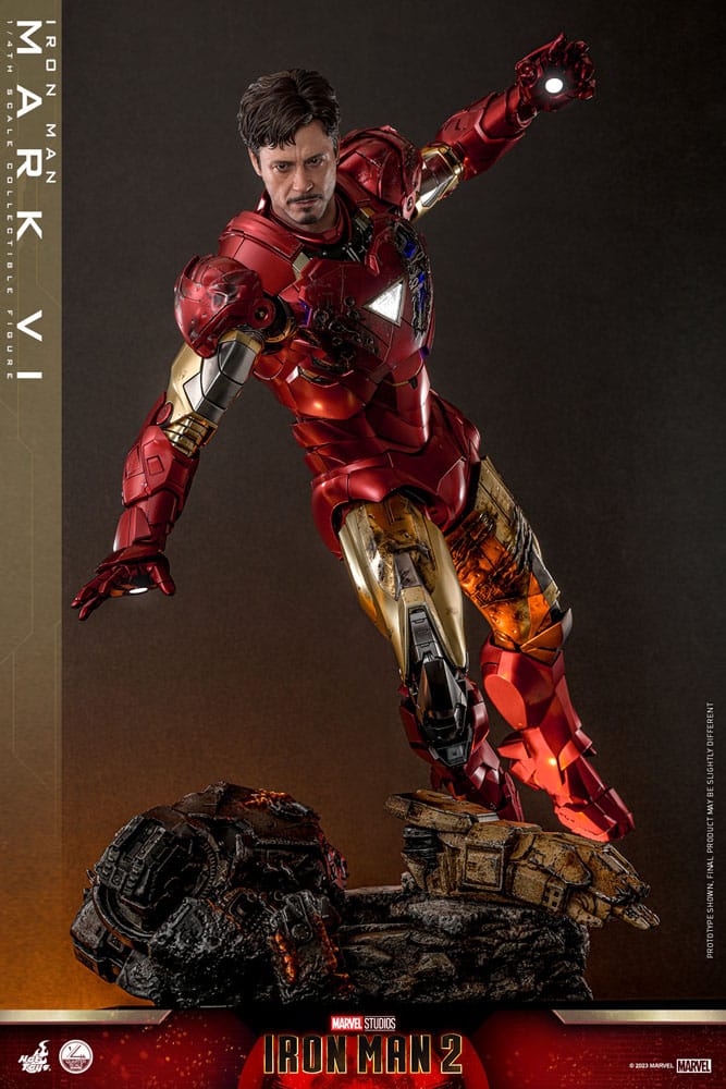 Iron Man 2 Action Figure 1/4 Iron Man Mark VI 48 cm