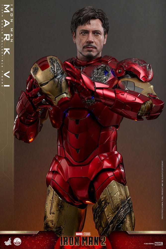 Iron Man 2 Action Figure 1/4 Iron Man Mark VI 48 cm