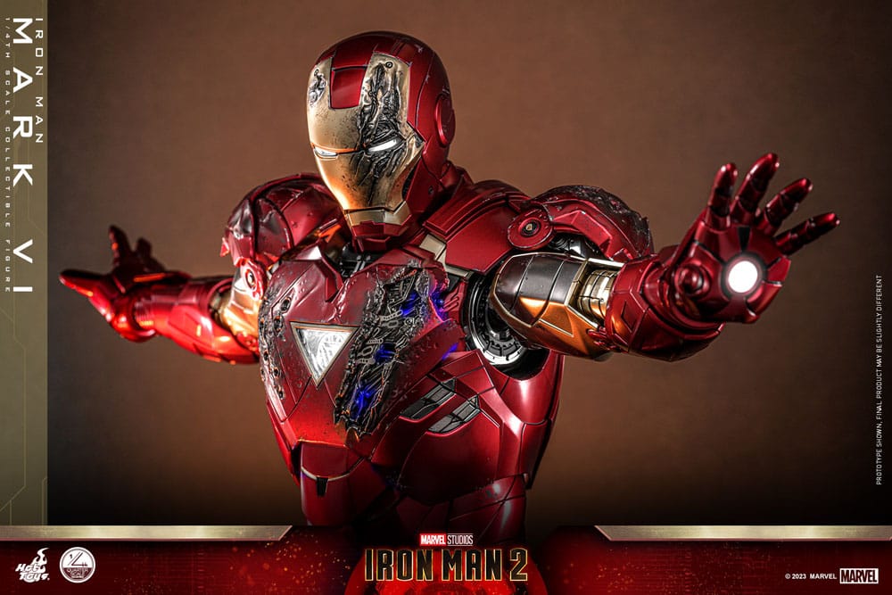 Iron Man 2 Action Figure 1/4 Iron Man Mark VI 48 cm