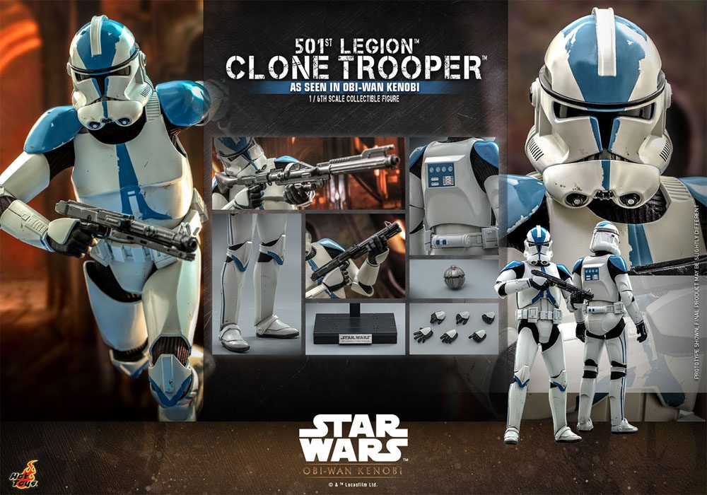 Star Wars: Obi-Wan Kenobi Action Figure 1/6 501st Legion Clone Trooper 30 cm - Damaged packaging