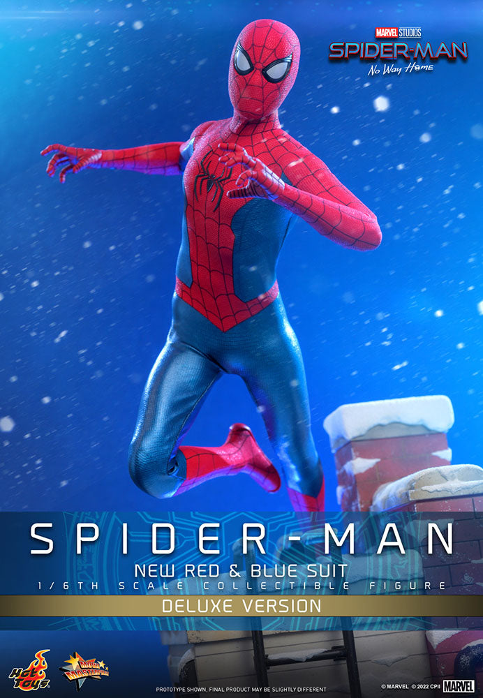 Spider-Man: No Way Home Movie Masterpiece Action Figure 1/6 Spider-Man (New Red and Blue Suit) (Deluxe Version) 28 cm