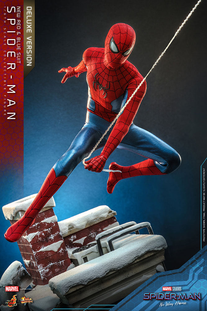 Spider-Man: No Way Home Movie Masterpiece Action Figure 1/6 Spider-Man (New Red and Blue Suit) (Deluxe Version) 28 cm