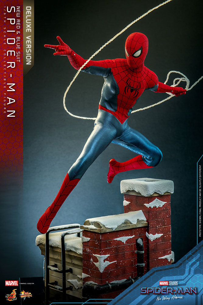 Spider-Man: No Way Home Movie Masterpiece Action Figure 1/6 Spider-Man (New Red and Blue Suit) (Deluxe Version) 28 cm