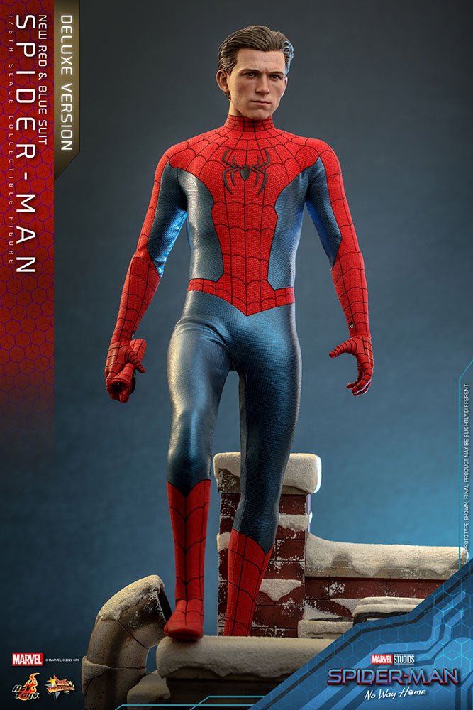 Spider-Man: No Way Home Movie Masterpiece Action Figure 1/6 Spider-Man (New Red and Blue Suit) (Deluxe Version) 28 cm