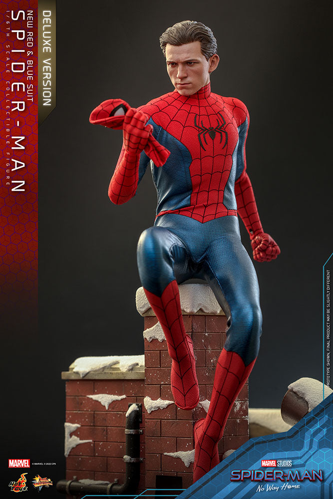 Spider-Man: No Way Home Movie Masterpiece Action Figure 1/6 Spider-Man (New Red and Blue Suit) (Deluxe Version) 28 cm