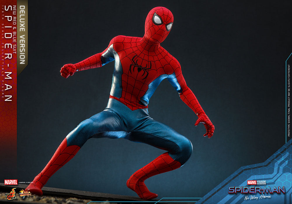 Spider-Man: No Way Home Movie Masterpiece Action Figure 1/6 Spider-Man (New Red and Blue Suit) (Deluxe Version) 28 cm