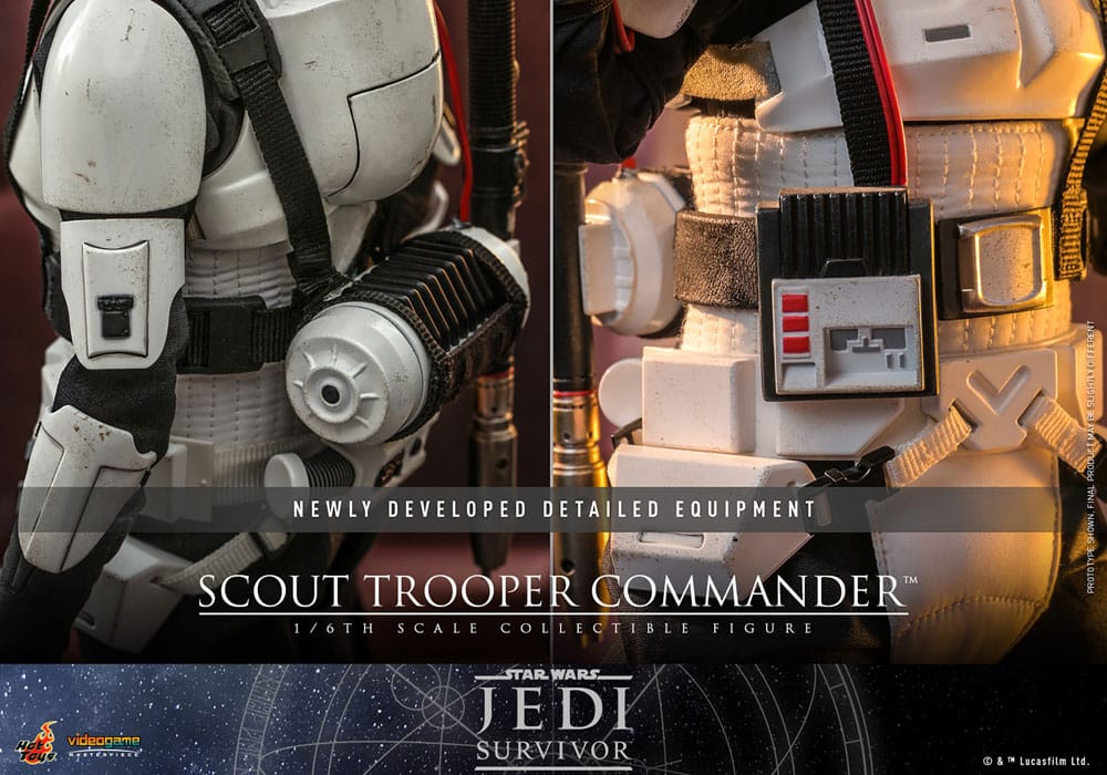 Star Wars: Jedi Survivor Videogame Masterpiece Action Figure 1/6 Scout Trooper Commander 30 cm