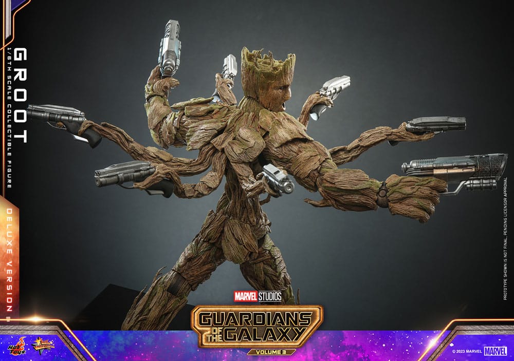 Guardians of the Galaxy Vol. 3 Movie Masterpiece Action Figure 1/6 Groot (Deluxe Version) 32 cm