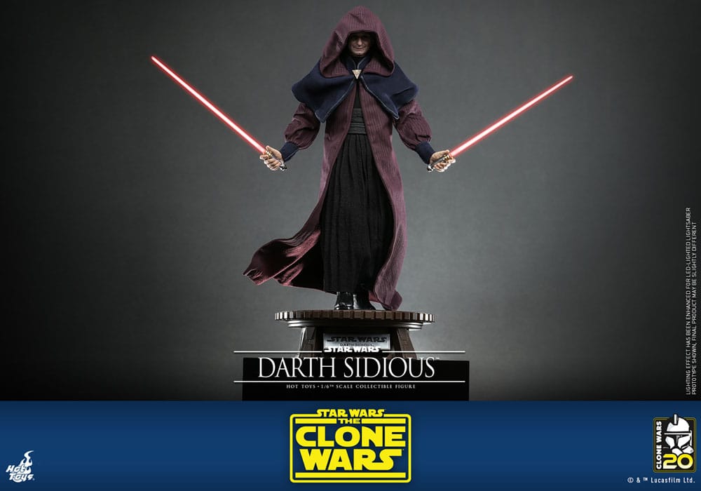 Star Wars: The Clone Wars Action Figure 1/6 Darth Sidious 29 cm - Damaged packaging