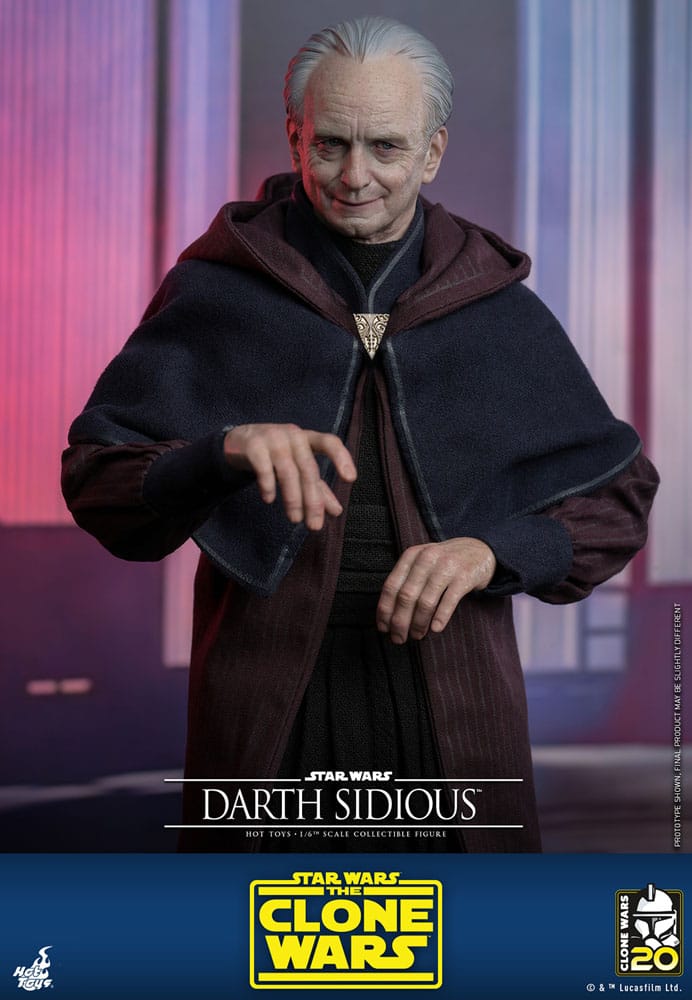 Star Wars: The Clone Wars Action Figure 1/6 Darth Sidious 29 cm - Damaged packaging
