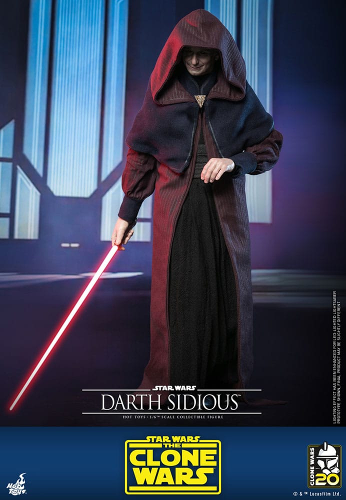 Star Wars: The Clone Wars Action Figure 1/6 Darth Sidious 29 cm