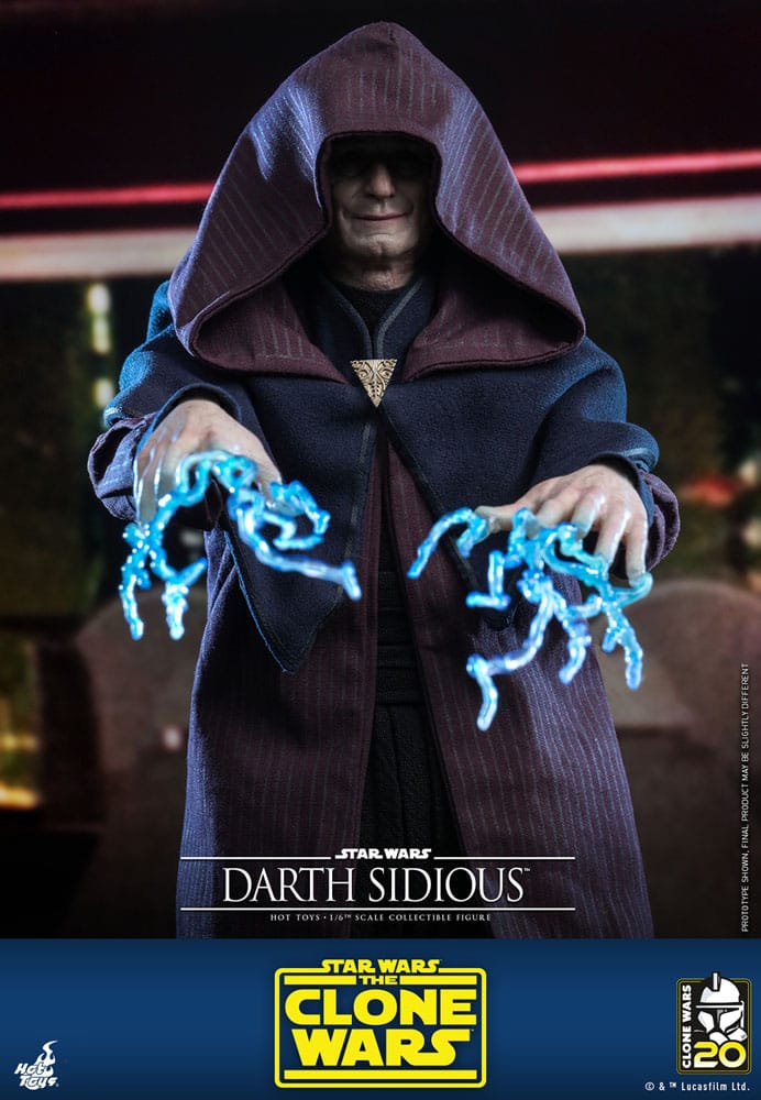 Star Wars: The Clone Wars Action Figure 1/6 Darth Sidious 29 cm