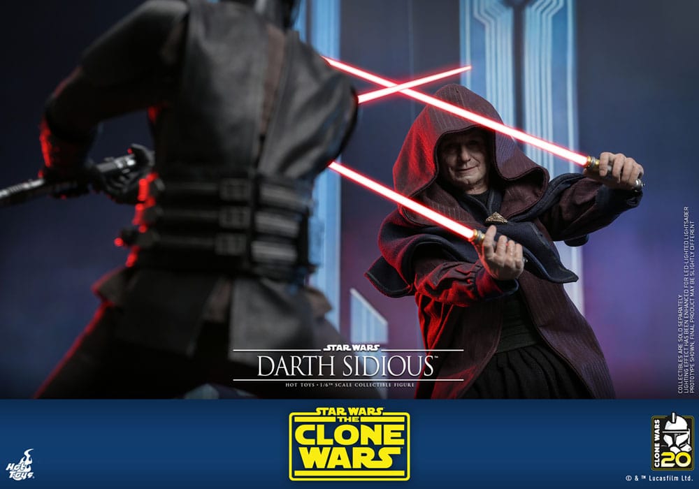 Star Wars: The Clone Wars Action Figure 1/6 Darth Sidious 29 cm