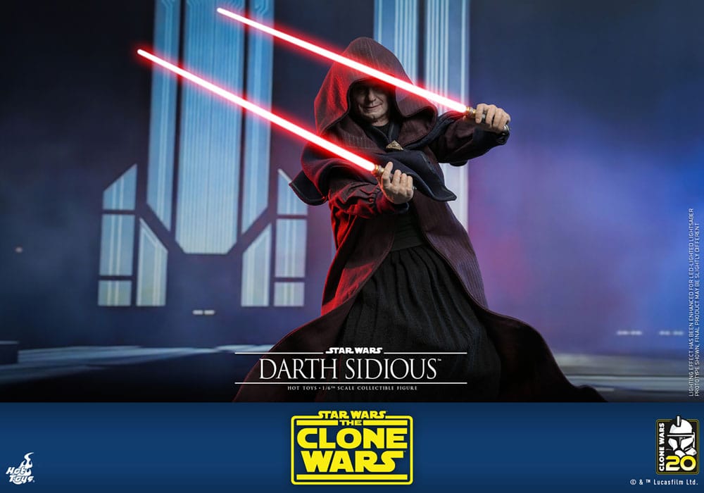 Star Wars: The Clone Wars Action Figure 1/6 Darth Sidious 29 cm - Damaged packaging