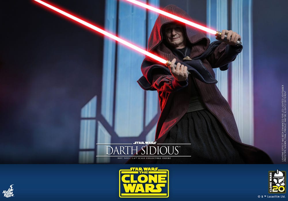 Star Wars: The Clone Wars Action Figure 1/6 Darth Sidious 29 cm - Damaged packaging