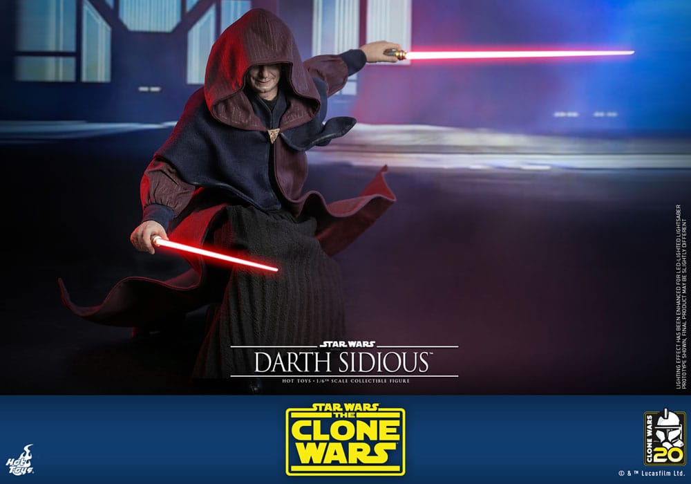 Star Wars: The Clone Wars Action Figure 1/6 Darth Sidious 29 cm