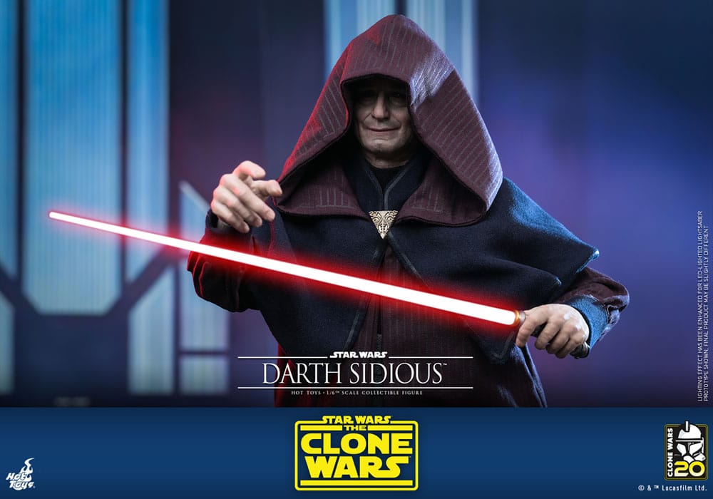 Star Wars: The Clone Wars Action Figure 1/6 Darth Sidious 29 cm - Damaged packaging