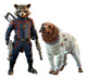 Guardians of the Galaxy Vol. 3 Movie Masterpiece Action Figuren 1/6 Rocket & Cosmo 16 cm