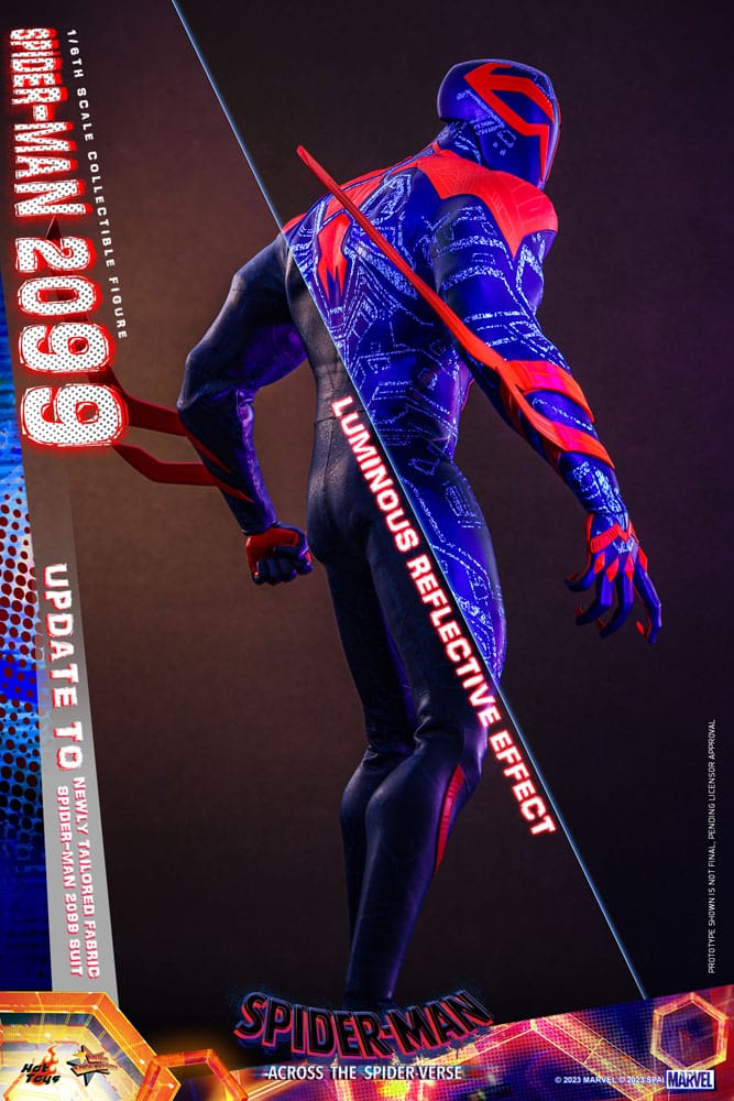 Spider-Man: Across the Spider-Verse Movie Masterpiece Action Figure 1/6 Spider-Man 2099 33 cm