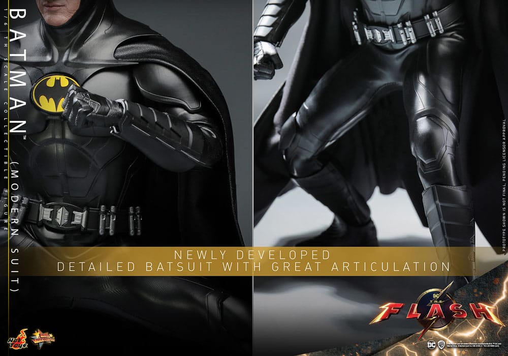 The Flash Movie Masterpiece Action Figure 1/6 Batman (Modern Suit) 30 cm - Damaged packaging