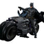 The Flash Movie Masterpiece Action Figure wih Vehicle 1/6 Batman & Batcycle Set 30 cm