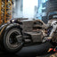 The Flash Movie Masterpiece Action Figure wih Vehicle 1/6 Batman & Batcycle Set 30 cm