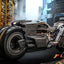 The Flash Movie Masterpiece Action Figure wih Vehicle 1/6 Batman &amp; Batcycle Set 30 cm