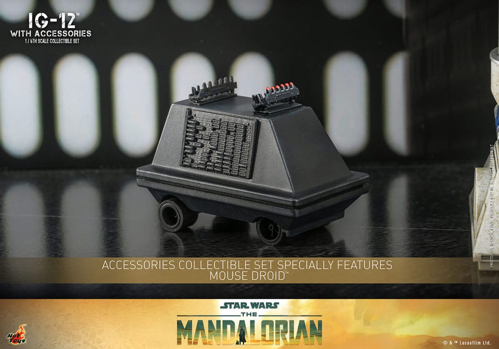 Star Wars: The Mandalorian Action Figure 1/6 IG-12 with accessories 36 cm