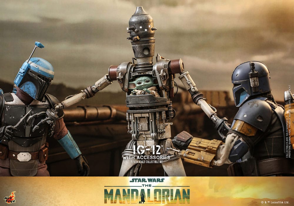 Star Wars: The Mandalorian Action Figure 1/6 IG-12 with accessories 36 cm