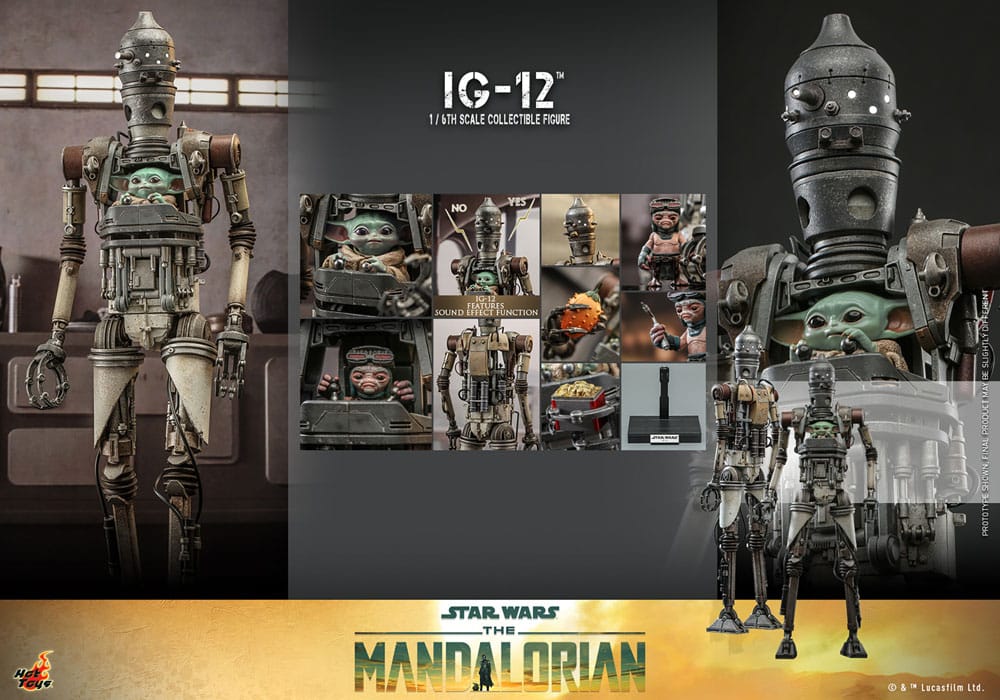 Star Wars: The Mandalorian Action Figure 1/6 IG-12 36 cm