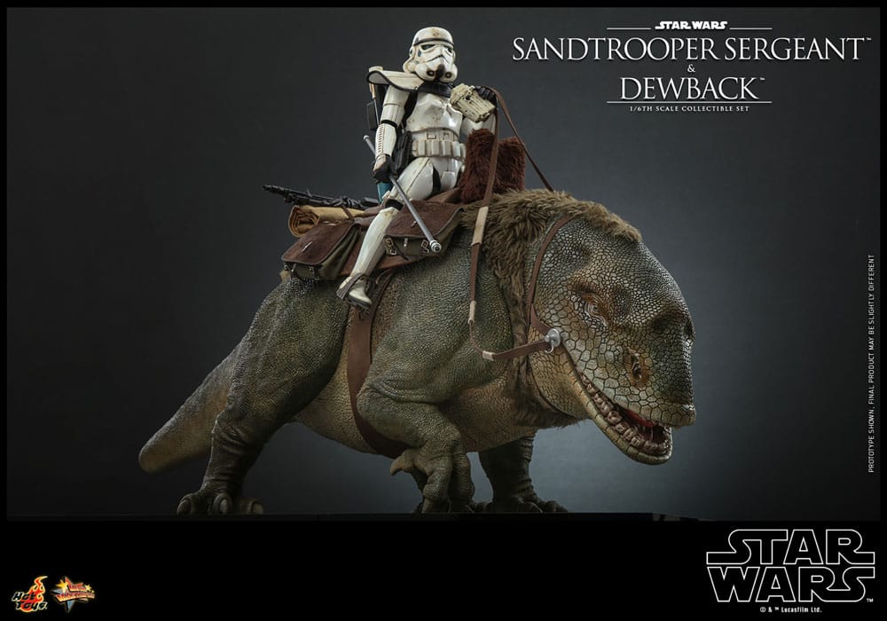 Star Wars Episode IV Action Figure 2-Pack 1/6 Sandtrooper Sergeant & Dewback 30 cm