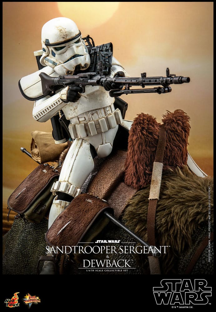 Star Wars Episode IV Action Figure 2-Pack 1/6 Sandtrooper Sergeant & Dewback 30 cm