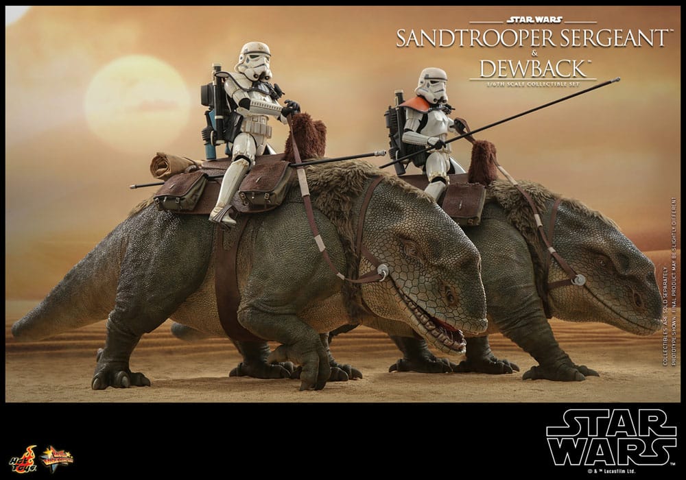 Star Wars Episode IV Action Figure 2-Pack 1/6 Sandtrooper Sergeant & Dewback 30 cm