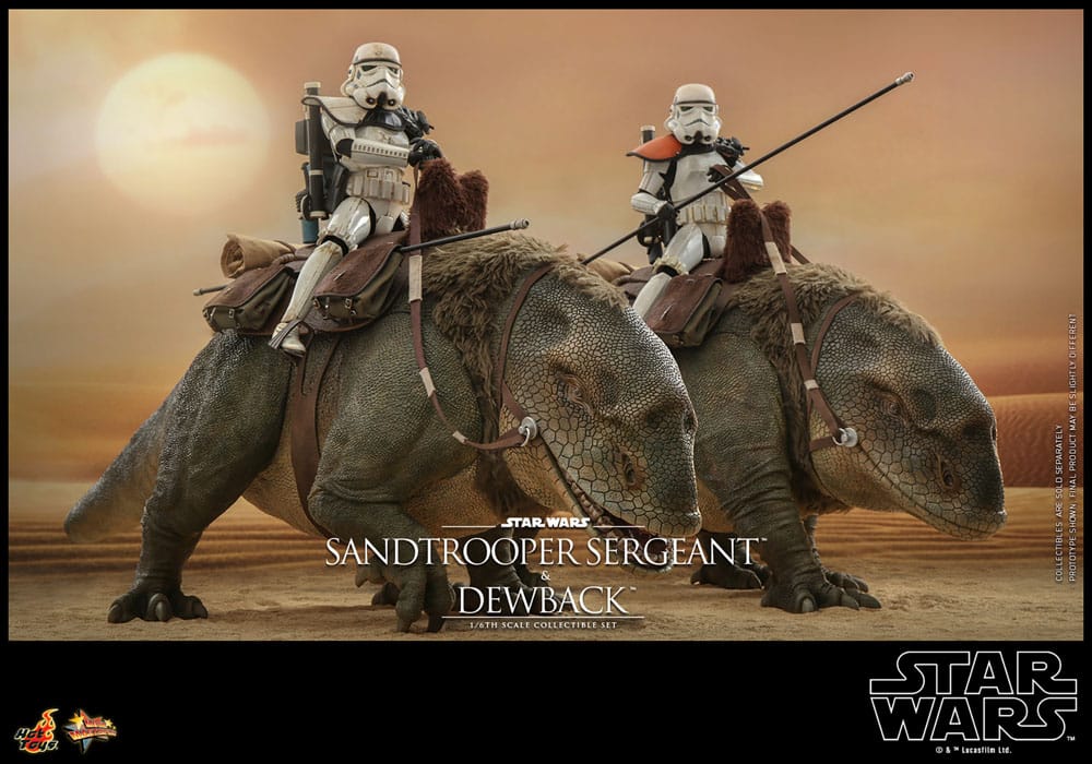 Star Wars Episode IV Action Figure 2-Pack 1/6 Sandtrooper Sergeant & Dewback 30 cm