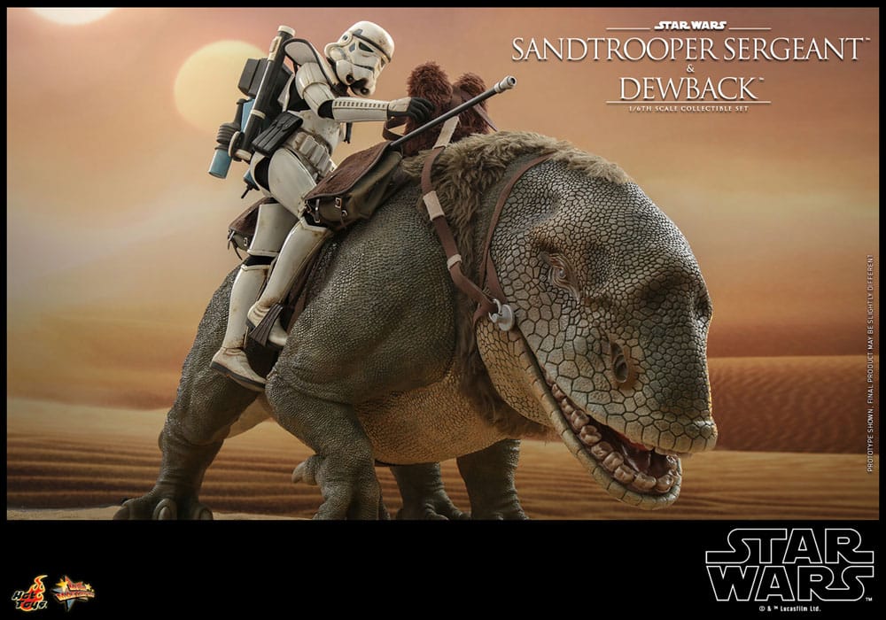 Star Wars Episode IV Action Figure 2-Pack 1/6 Sandtrooper Sergeant & Dewback 30 cm