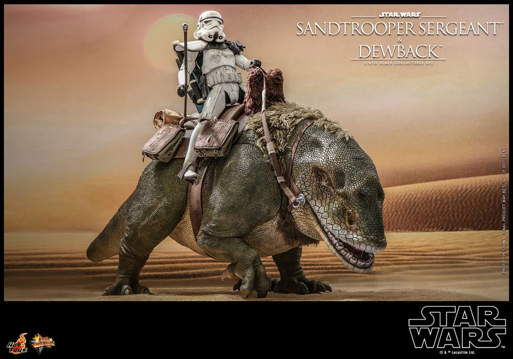 Star Wars Episode IV Action Figure 2-Pack 1/6 Sandtrooper Sergeant & Dewback 30 cm