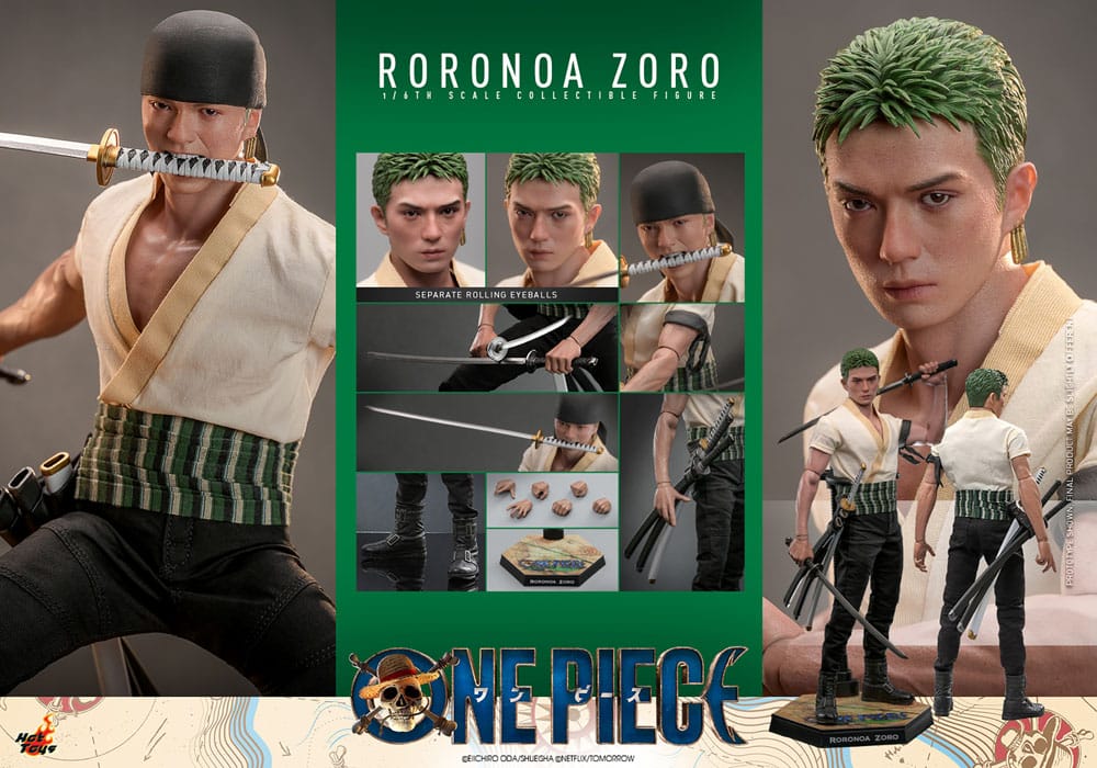 One Piece (Netflix) Action Figure 1/6 Roronoa Zoro 31 cm