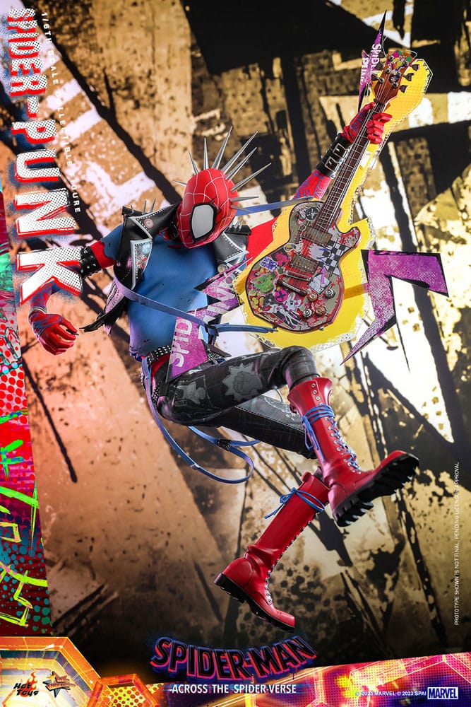 Spider-Man: Across the Spider-Verse Movie Masterpiece Action Figure 1/6 Spider-Punk 32 cm