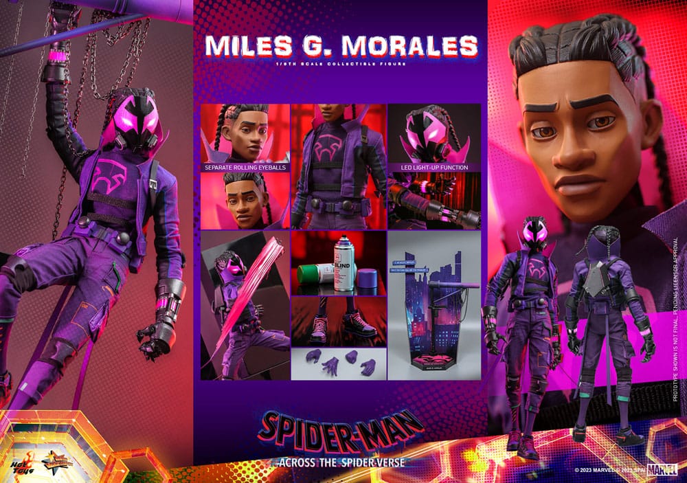 Spider-Man: Across the Spider-Verse Movie Masterpiece Action Figure 1/6 Spider-Punk 32 cm