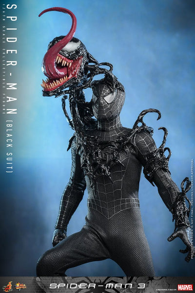 Spider-Man 3 Movie Masterpiece Action Figure 1/6 Spider-Man (Black Suit) 30 cm